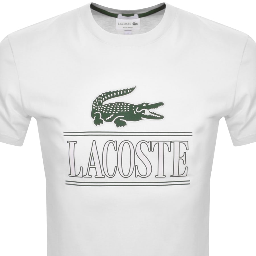 Lacoste Logo T Shirt White